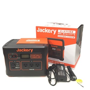 △△ jackery ポータブル電源1000 ポータブルバッテリー 大容量278400mAh/1002Wh PTB101 ブラック 目立った傷や汚れなし