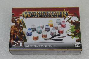 Z34 【未開封品】 【店舗在庫品】 WARHAMMER AGE OF SIGMAR PAINTS TOOLS SET ペイント ツールセット