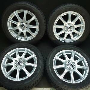 ★☆ 社外アルミ ヨコハマ 205/55Ｒ16 レクサス CT プリウス ウィッシュ レガシィ インプレッサ PCD100/+42 #23268 ☆★