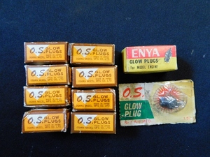 O.S. ENYA グロープラグ No.6 No.7 No.9 小川精機 ラジコン ガソリンエンジン O.S. GLOW PLUGS 未使用