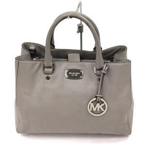 マイケルコース ハンドバッグ グレー レディース バッグ チャーム付き レザー 35H3SBFT2L MICHAEL KORS