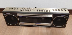 1円スタート　ラジカセ RX-D30 National　昭和レトロ FM SANYO ナショナル AM ステレオラジカセ