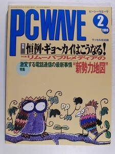 PC WAVEピーシーウエーヴ1999年2月号◆特集 恒例・ギョ～カイはこうなる/リムーバブルメディアの新勢力地図