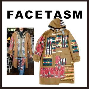 ○★新品 未使用 FACETASM オルテガ パッチワークダッフルコート（ファセッタズム）○●