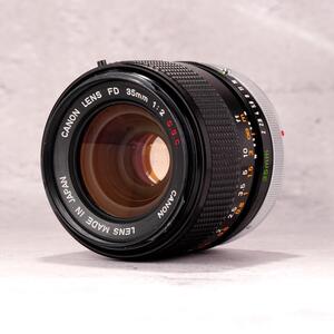 希少 Canon FD 35mm F2 S.S.C 凹 ○マーク 美品 221