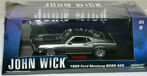 Greenlight ジョン ウィック 1/43 1969 フォード マスタング ボス 429 Ford Mustang Boss John Wick キアヌ リーブス グリーンライト