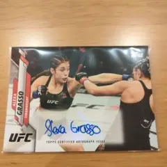 UFC  アレクサ　グラッソ　サインカード　Alexa Grasso