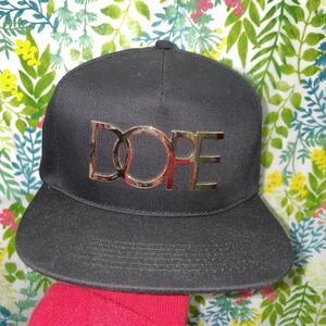 DOPE ドープ キャップ 帽子 黒 オシャレ