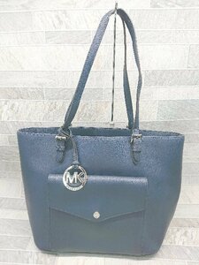 ◇ MICHAEL KORS マイケルコース トートバッグ ネイビー系 レディース P