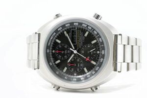 600　CASIO TIMBER CRUISER CHRONOGRAPH 1/100 QZ　1325 TIC-100　カシオ ティンバークルーザー クロノグラフ ブラック文字盤 クォーツ