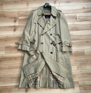 【最高級】【日本製】BURBERRY LONDON バーバリー ロンドン ノバチェック柄 カシミヤ×ウールライナー付き トレンチコート 94-175-6