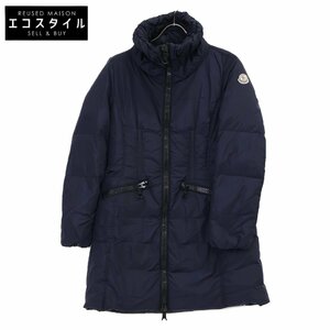 美品/国内正規 MONCLER モンクレール COBAYE ベルト付 ダウン ジャケット 1 ネイビー レディース