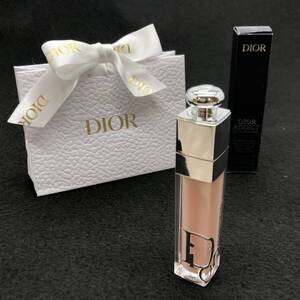 ＃12286 DIOR ディオール ADDICT LIP MAXIMIZER 001 PINK アディクト リップマキシマイザー ピンク リップグロス 袋＆箱 残量多/ほぼ未使用