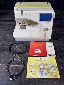 F0943 JANOME ジャノメ MDOEL9000 ミシン 通電確認済み 現状品