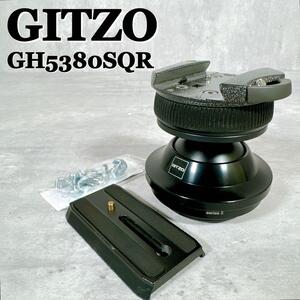 M125 GITZO ジッツオ GH5380SQR 自由雲台 システマティック雲台 クイックシュー付き series5 生産完了 希少 美品 送料無料