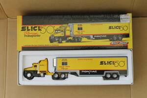 ERTL 1:64 トレーラー SLICK50 RICKIE SMITH RACING PONTIAC 長期保管品 訳有品 アーテル 1995年