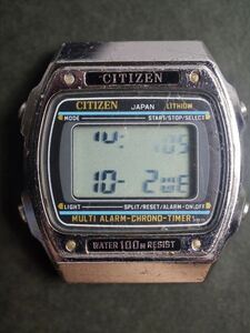 シチズン CITIZEN デジタル P100-311469 男性用 メンズ 腕時計 y940 ジャンク 稼働品