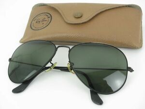 Ray-Ban レイバン　サングラス　B&L　58□14　USA　お洒落な　ブラック