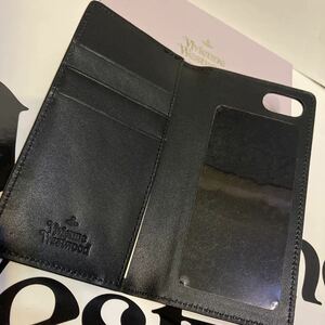 送料込●新品●箱付 価14300円 Vivienne Westwood スマホケース ワールドトラベルB iPhone7 8 SE2 3同等サイズ対応 手帳型 ヴィヴアン