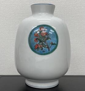 当時品 レトロ 【 NARUMI 花瓶 】陶器 陶芸品 工芸品 陶芸 焼き物 骨董品 鉢 花 植物 ビンテージ アンティーク インテリア 置物 雑貨 325