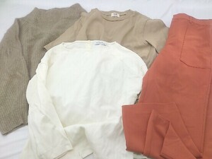 ◇ 《 BEAMS HEART他 まとめ売り4点セット 38＆Mサイズ相当 Tシャツ カットソー パンツ セーター レディース 》 P