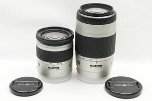 【適格請求書発行】良品 MINOLTA AF 28-80mm F3.5-5.6 ＋ AF 75-300mm F4.5-5.6DV II レンズセット αマウント【アルプスカメラ】241014r