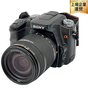 SONY α100 DSLR-A100 ボディ デジタル 一眼 SAL18200 F:3.5-6.3 18-200mm 標準ズーム レンズセット ジャンク C9576367