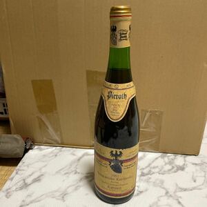 Pieroth 1981 bernkasteler kurfurstlay mehrals 300 Y 6535 kabinett Gemany ワイン