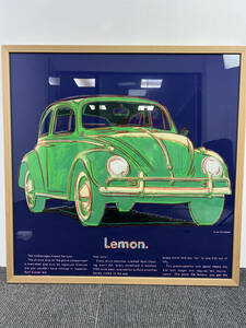 【模写】アンディ・ウォーホル Volkswagen, from Ads (F. & S. Ⅱ.358) 版画 99x99CM 