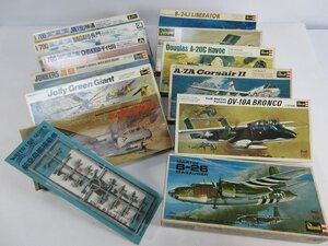 長E465/飛行機系プラモデル12点セット　Revell中心　B-26/A-7A/A-20C/B-24J 他　ジャンク/