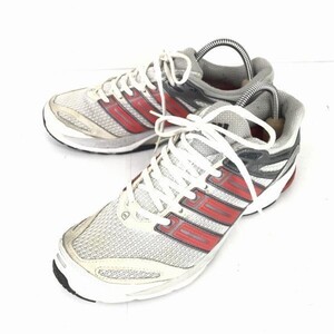 adidas/アディダス★Response Stabil 5/ローカットスニーカー【27.0/白×赤】メッシュ◆A-49