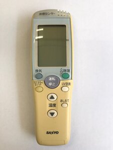 【電池付き】★中古★サンヨー(SANYO)　RCS-GA6 　エアコン　エアコンリモコン　クーラー　クーラーリモコン