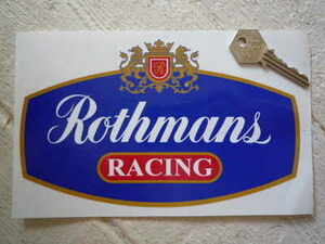◆送料無料◆ 海外 2枚セット Rothmans Red Racing with Gold Outline ロスマンズ 150mm ステッカー シール