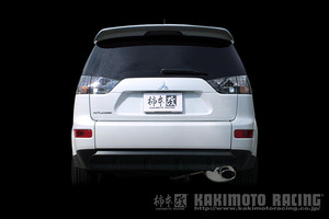 個人宅発送可能 柿本 マフラー KRnoble Ellisse クリスタルAB 三菱 アウトランダー CW5W 4B12 4WD CVT 2005/10～ リアピース (M51325B)