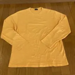 お値下げ。90s OLD UNIQLO カットソー ロンT長袖シャツ イエローL