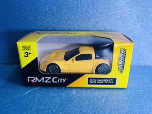 RMZ CITY 3005 CHEVROLET C6R イエロー　ミニカー　スポーツカー