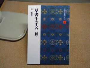 草書千字文・二種　唐・懐素　中国法書ガイド44　2004年6刷