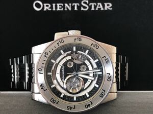 【W_000360】ORIENT オリエント レトロフューチャー カメラモデル 自動巻 手巻き シースルーバック