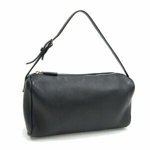 ザロウ ハンドバッグ 90s Bag W1281 L108 ブラック レザー 中古 ポシェット ミニバッグ 黒 レディース