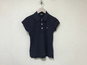 本物ポロジーンズラルフローレンPOLO RALPH LAURENコットン半袖ポロシャツレディースミリタリービジネススーツアメカジサーフゴルフ紺M