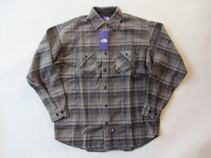 2024aw THE NORTH FACE Purple Label Flannel Double Pocket Field Work Shirt サイズL /ナナミカノースフェイスパープルレーベル