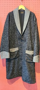 ByGLADHAND グラッドハンド/グランダッドジャケットロング/グレー/glandad jacket long gray