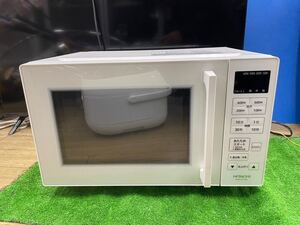 ○G9391 HITACHI 電子レンジ 50/60Hz HMR-FT19A 23年製○