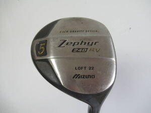 ★MIZUNO ミズノ Zephyr 240 フェアウェイウッド 5W 22° 純正カーボンシャフト J832　★レア★激安★中古★　★