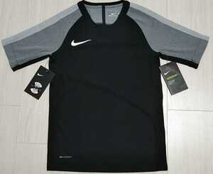 高級★上品★新品★NIKE★ナイキ★サッカー★トレーニング★Tシャツ★140cm★S★定価7700円★ジュニア★フットサル★黒★ブラック★