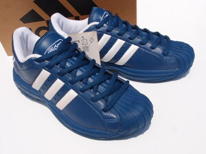 デッド!! 26cm 新品 USA限定 01年 adidas SUPERSTAR 2G SS 2G スーパースター 青レザー