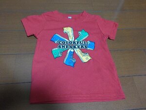 新品　キッズ　Tシャツ　サイズ90　スニーカー　赤　クリックポスト発送可　切手可