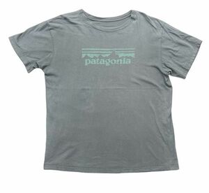 2013 パタゴニア スタンプロゴ Tシャツ patagonia Organic Cotton Stamp Logo T-Shirt 51578FA13 グレー サイズL [b4-0018]