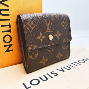 A450【超美品】LOUIS VUITTON ルイヴィトン モノグラム ポルトフォイユエリーズWホック財布 両面財布 コンパクト財布 M61654/SP1000