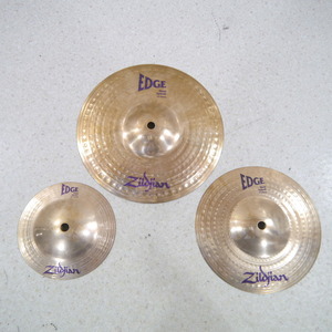 46ジルジャンZildjianシンバルEdgeエッジFlash Splash 6 8 10セット ドラマー機材ドラム打楽器パーツ音楽パーカッション古い昔の中古